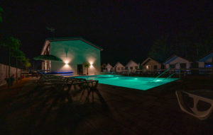 domki basen noc Wicie